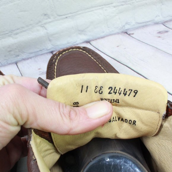 LL BEAN Allagash Bison Handsewns Chukka Bootie Boots Size 11 EE - Picture 7 of 9